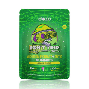 DOZO DONT TRIP MUSHROOM EXTRACT + D9 THC GUMMIES - 7100MG - SVAB