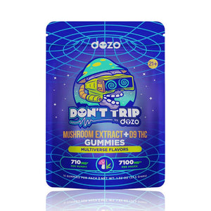 DOZO DONT TRIP MUSHROOM EXTRACT + D9 THC GUMMIES - 7100MG - SVAB