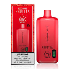 Load image into Gallery viewer, FRUITIA X FUME ORJOY DISPOSABLE VAPE  - 8000 PUFFS
