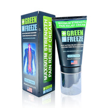 Load image into Gallery viewer, GREEN FREEZE MAXIMUM STRENGTH PAIN RELIEF CREAM 5OZ
