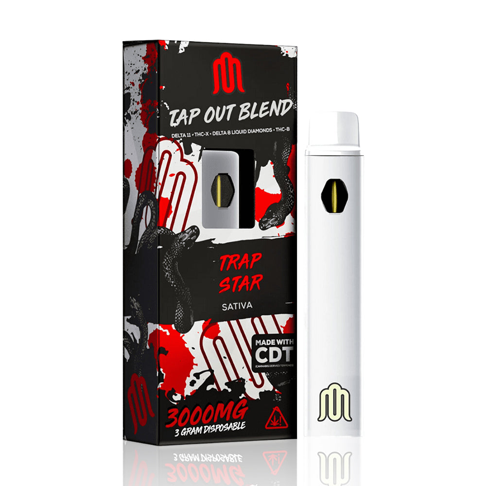 MODUS TAP OUT BLEND LIQUID DIAMOND D8+D11+THC-B/X CDT DISPOASBLE VAPE -  3G - SVAB