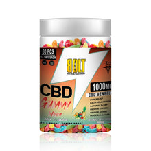 Load image into Gallery viewer, BOLT CBD Fruit Flavored Gummy Worms – 1000mg 80 Count - SVAB
