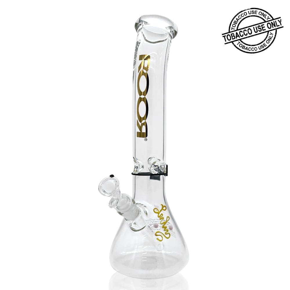 ROOR® CLASSIC BENT NECK BEAKER 5MM WATERPIPE 14" - 14B505B - SVAB