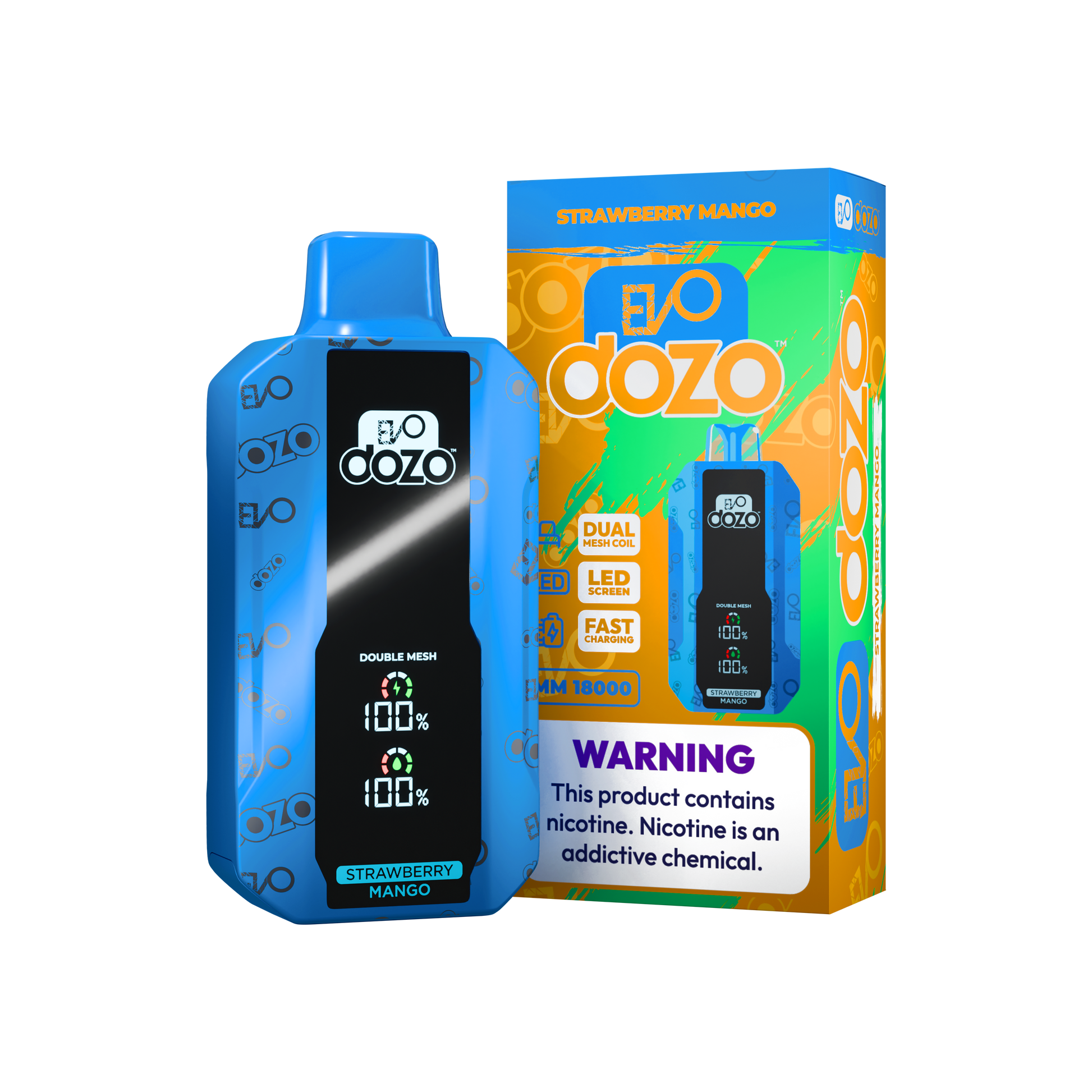 EVO DOZO DISPOSABLE VAPE - 18000 PUFFS - SVAB