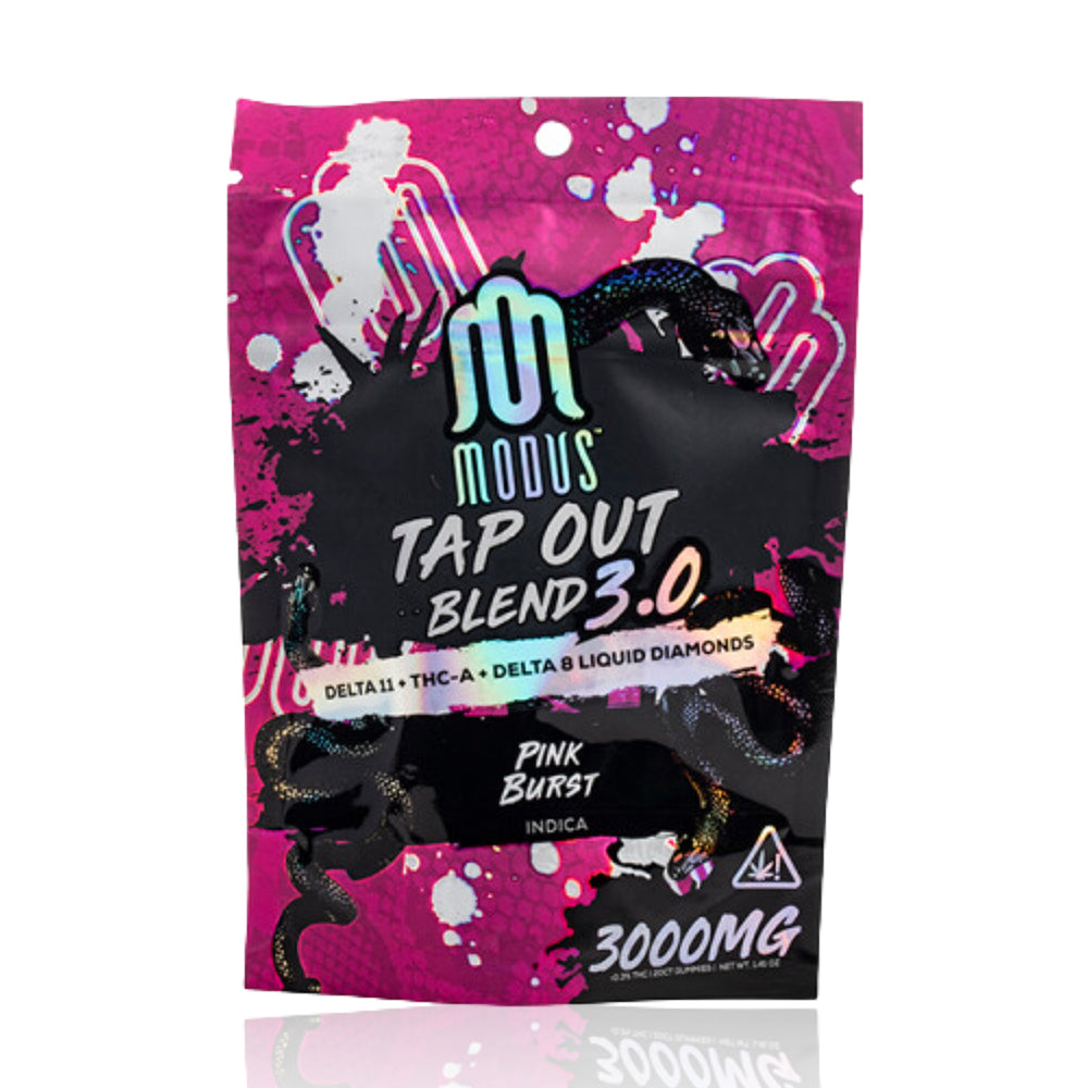 MODUS TAP OUT 3.0 LIQUID DIAMONDS D8/11+THC-A GUMMIES 20c - 3000MG - SVAB