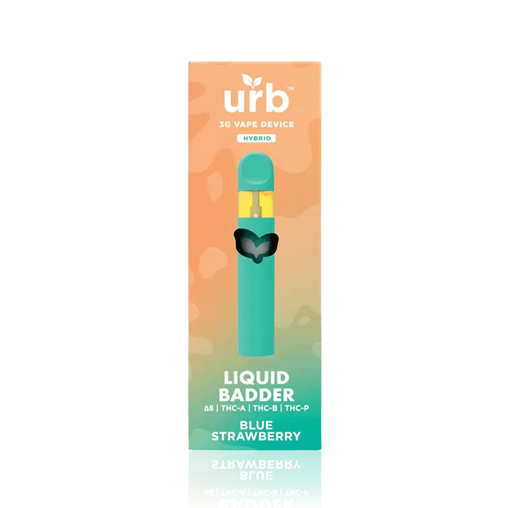 URB LIQUID BADDER D8+THC-A/B/P DISPOSABLE VAPE - 3G - SVAB