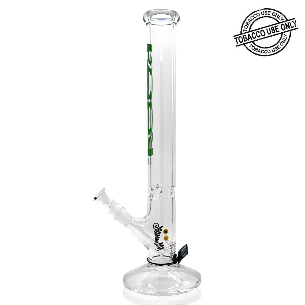 ROOR® CLASSIC STRAIGHT TUBE GREEN WATERPIPE 18" - 18B505B - SVAB