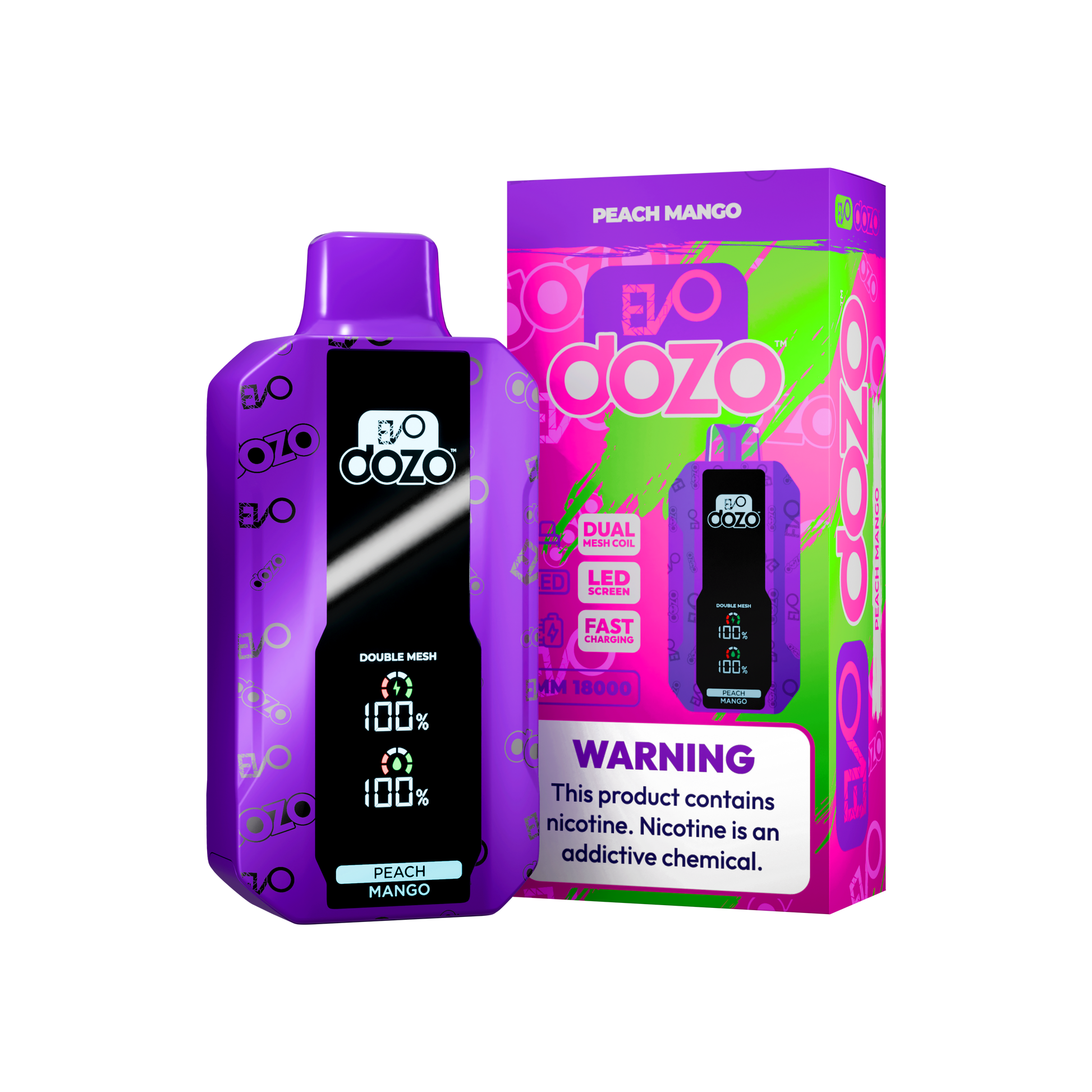 EVO DOZO DISPOSABLE VAPE - 18000 PUFFS - SVAB