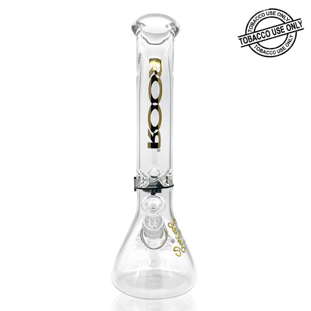 ROOR® CLASSIC BENT NECK BEAKER 5MM WATERPIPE 14" - 14B505B - SVAB