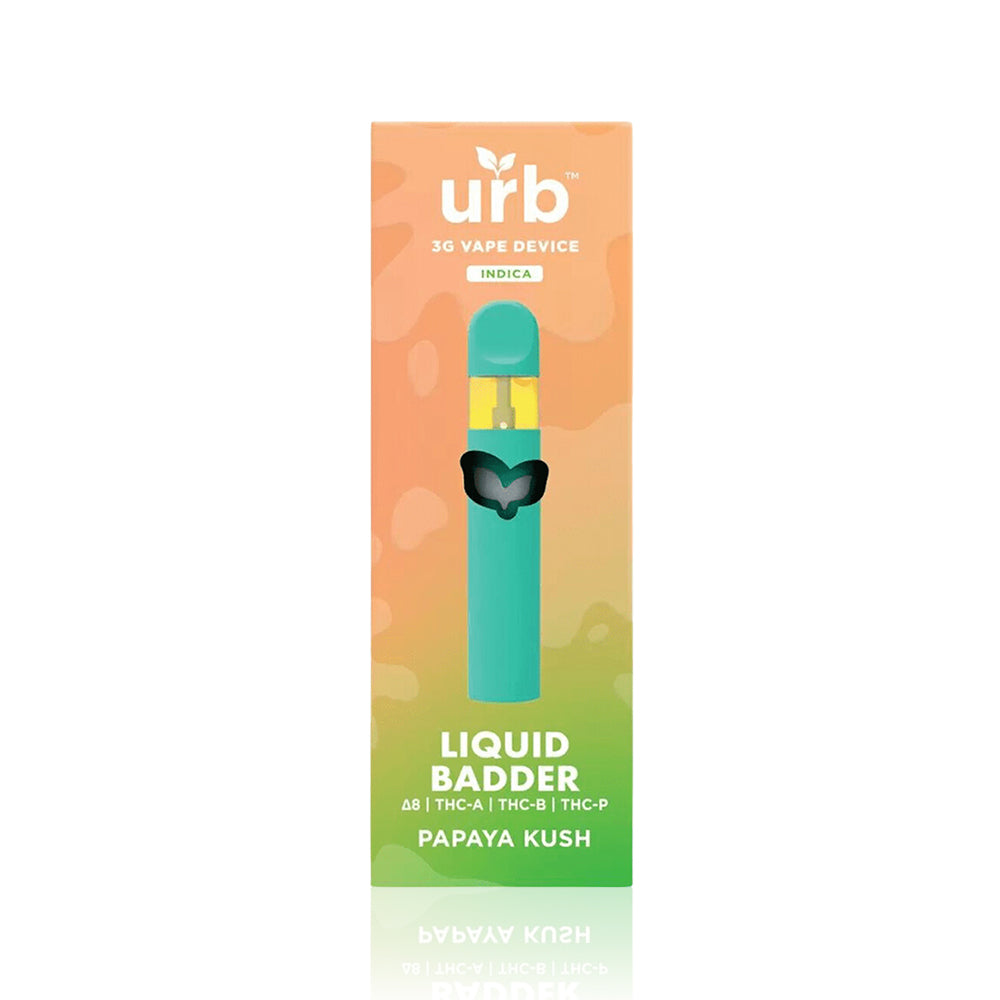 URB LIQUID BADDER D8+THC-A/B/P DISPOSABLE VAPE - 3G - SVAB