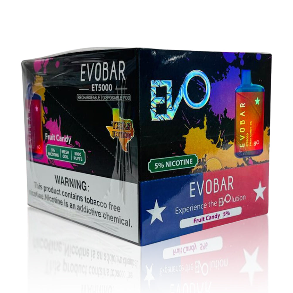 EVO BAR TEXAS EDITION DISPOSABLE VAPE - 5000 PUFFS - SVAB