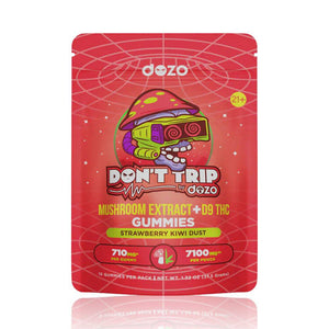 DOZO DONT TRIP MUSHROOM EXTRACT + D9 THC GUMMIES - 7100MG