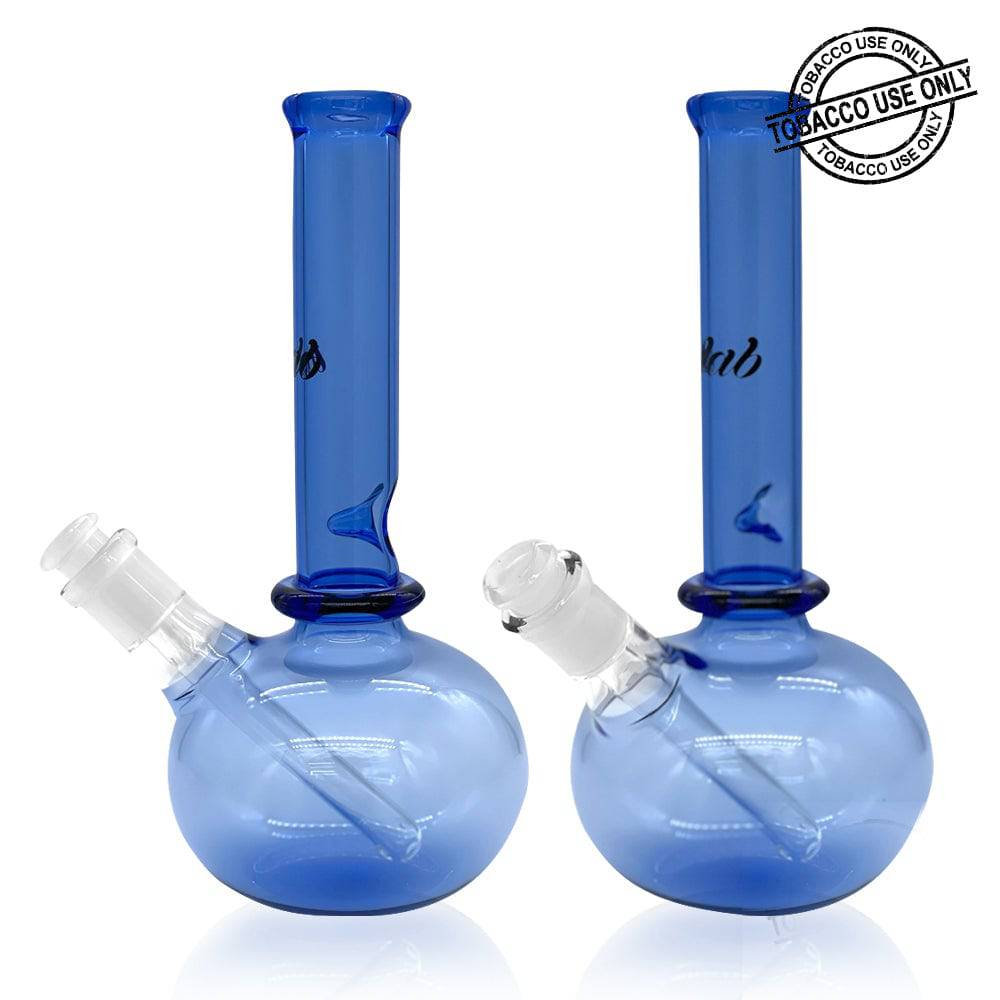 iDAB™ BUBBLE BOTTOM BEAKER WATERPIPE 9.5" - Blue - SVAB