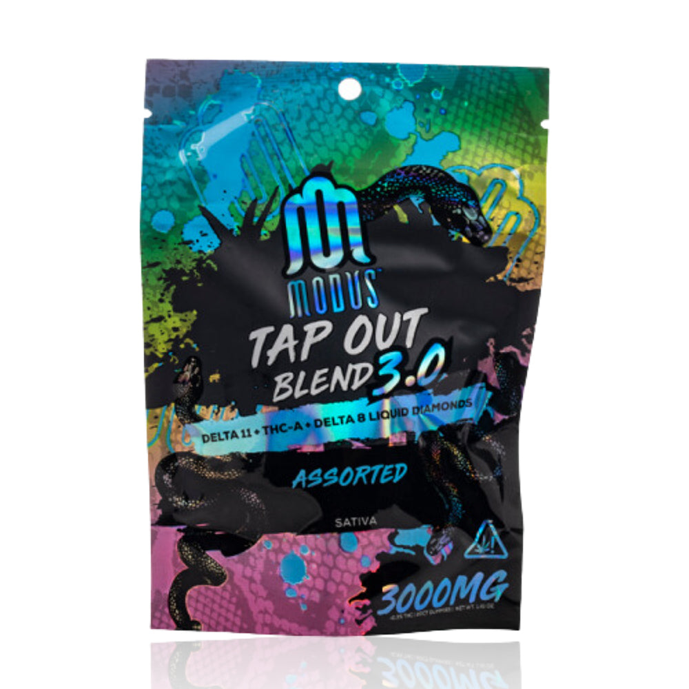 MODUS TAP OUT 3.0 LIQUID DIAMONDS D8/11+THC-A GUMMIES 20c - 3000MG - SVAB