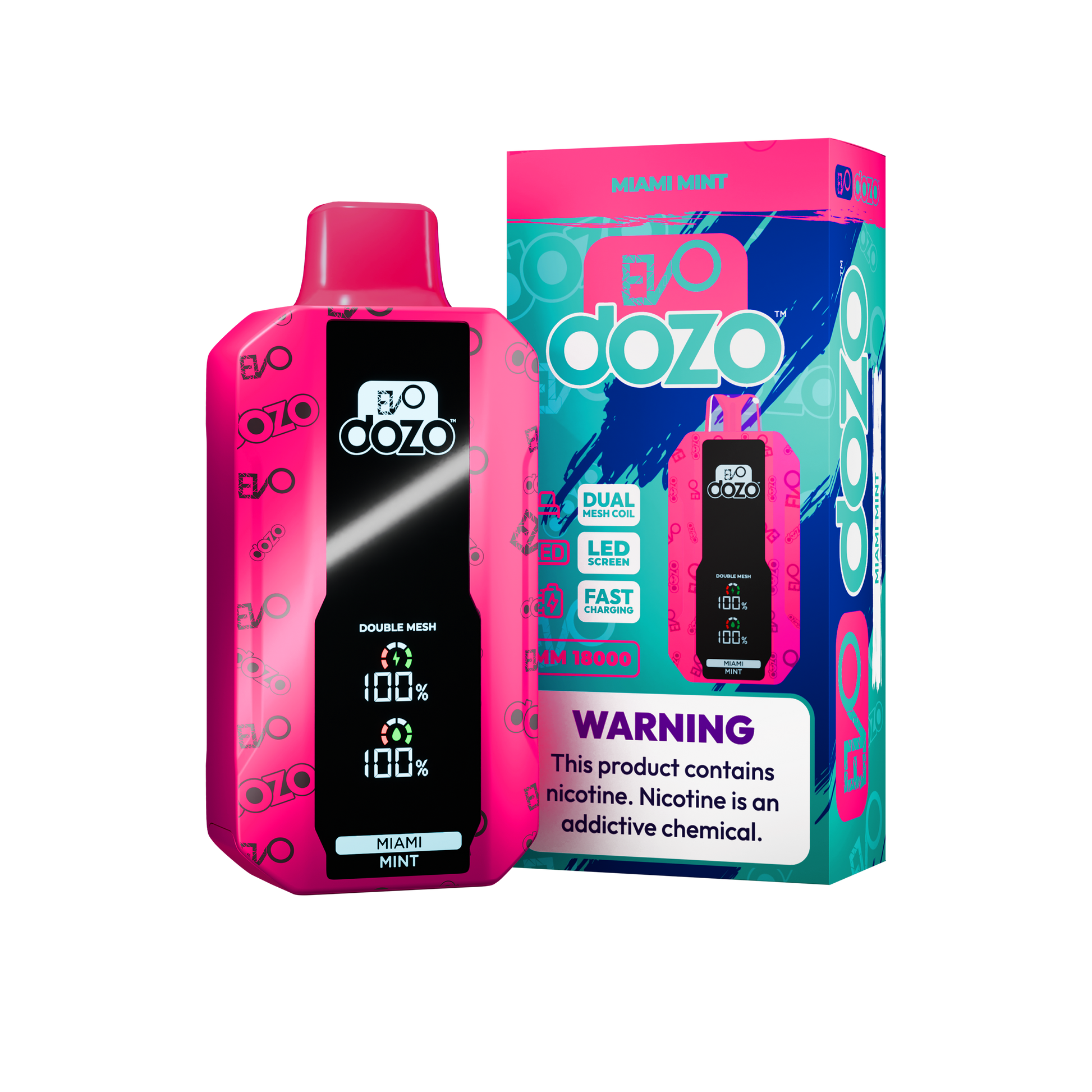 EVO DOZO DISPOSABLE VAPE - 18000 PUFFS - SVAB