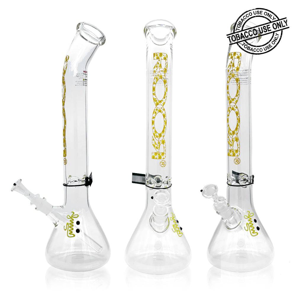 ROOR® CLASSIC BENT NECK BEAKER DAISY WATERPIPE 18" - 18B455B - SVAB