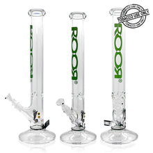 Load image into Gallery viewer, ROOR® CLASSIC STRAIGHT TUBE GREEN WATERPIPE 18&quot; - 18B505B
