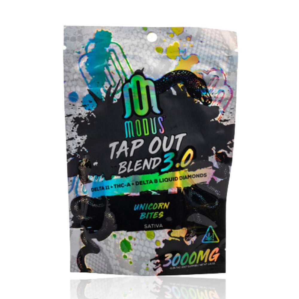 MODUS TAP OUT 3.0 LIQUID DIAMONDS D8/11+THC-A GUMMIES 20c - 3000MG - SVAB