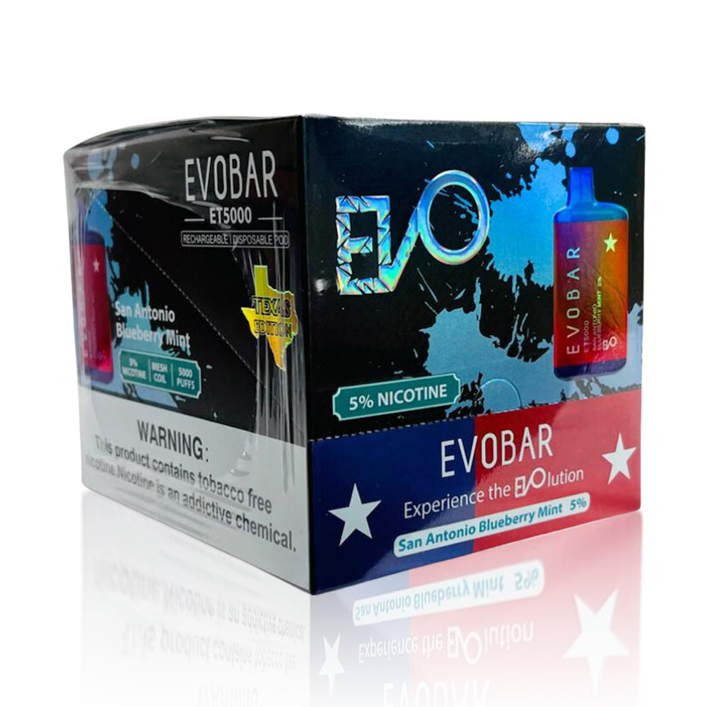 EVO BAR TEXAS EDITION DISPOSABLE VAPE - 5000 PUFFS - SVAB