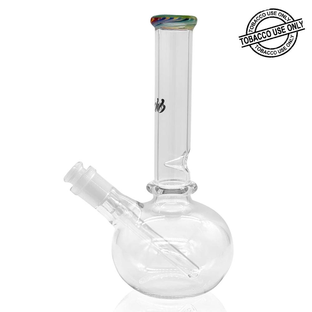 iDAB™ BUBBLE BOTTOM BEAKER WATERPIPE 9.5" - Colored Lip - SVAB