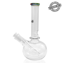 Load image into Gallery viewer, iDAB™ BUBBLE BOTTOM BEAKER WATERPIPE 9.5&quot; - Colored Lip

