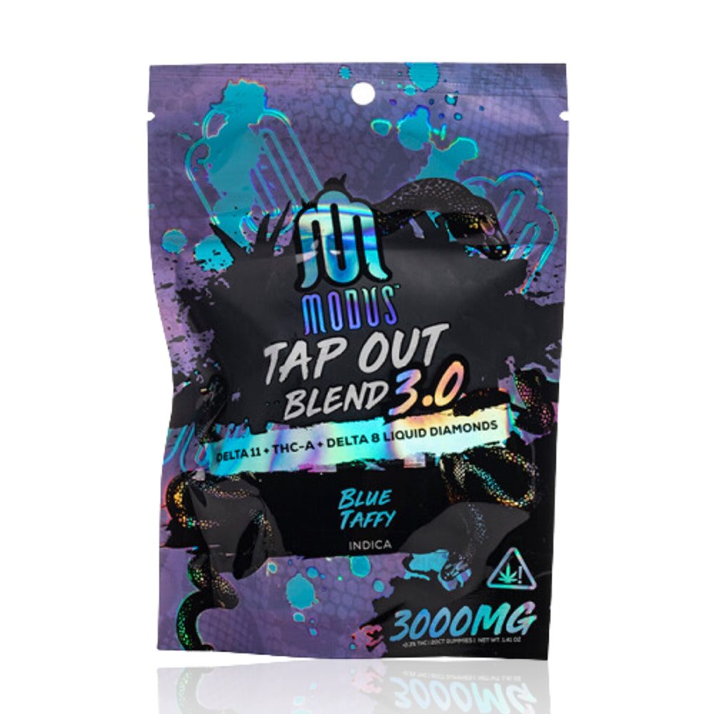 MODUS TAP OUT 3.0 LIQUID DIAMONDS D8/11+THC-A GUMMIES 20c - 3000MG - SVAB