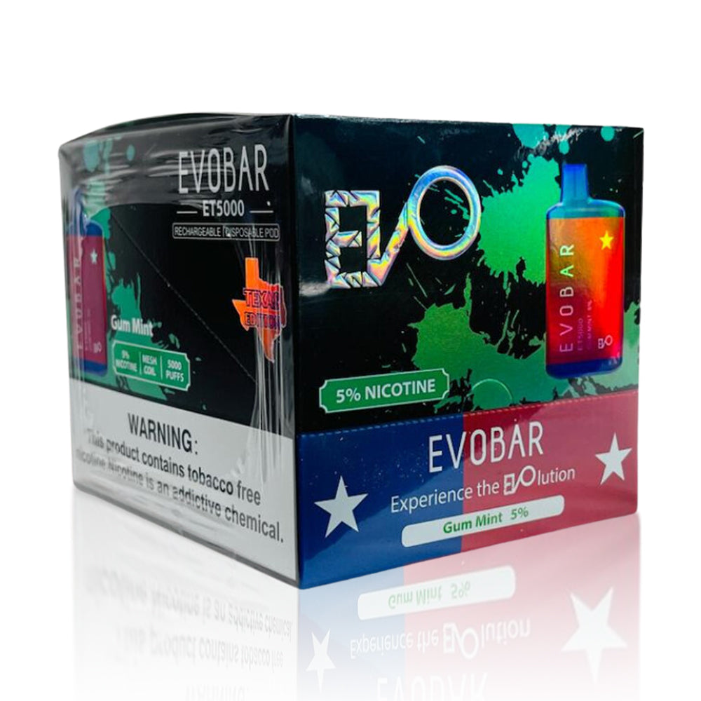 EVO BAR TEXAS EDITION DISPOSABLE VAPE - 5000 PUFFS - SVAB