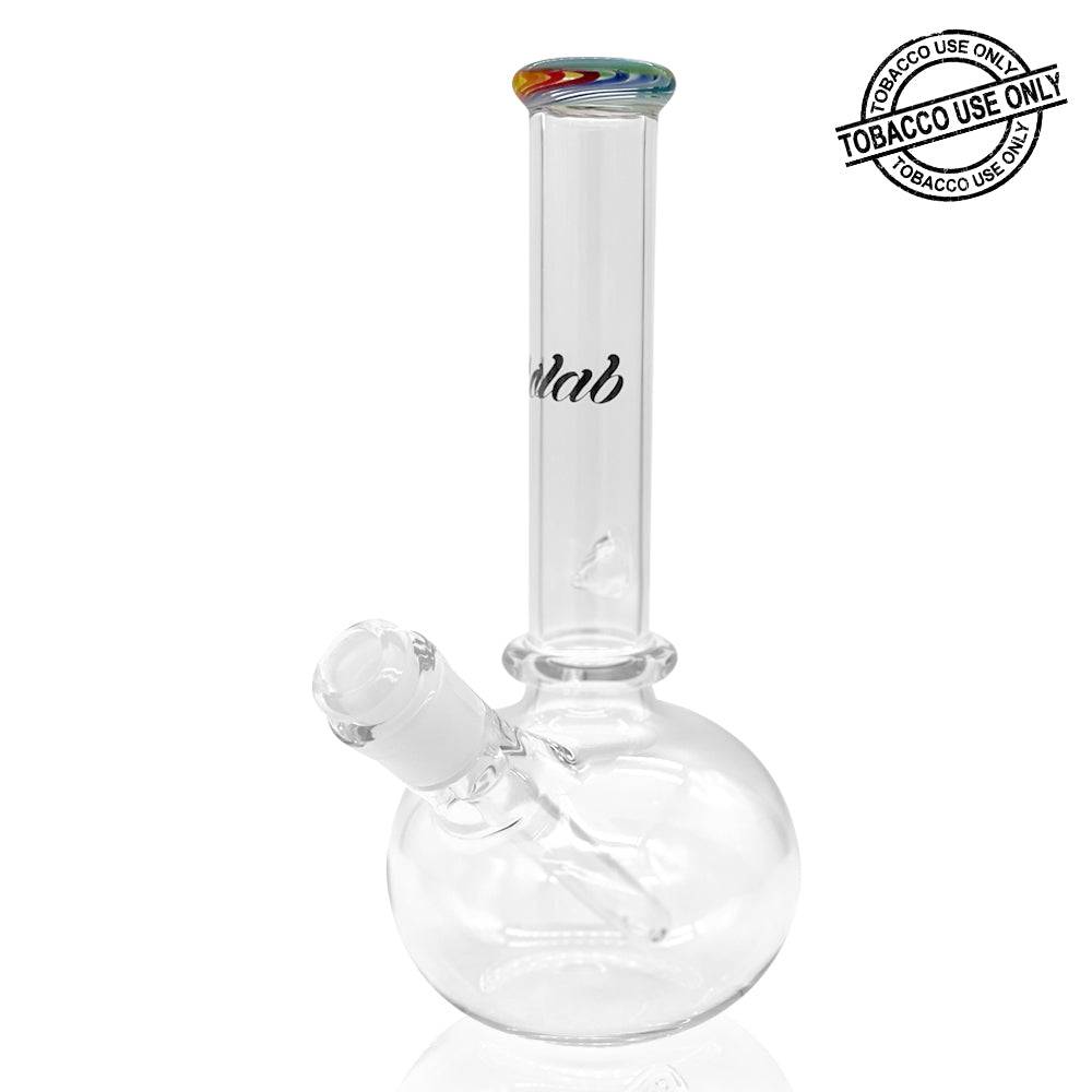 iDAB™ BUBBLE BOTTOM BEAKER WATERPIPE 9.5" - Colored Lip - SVAB