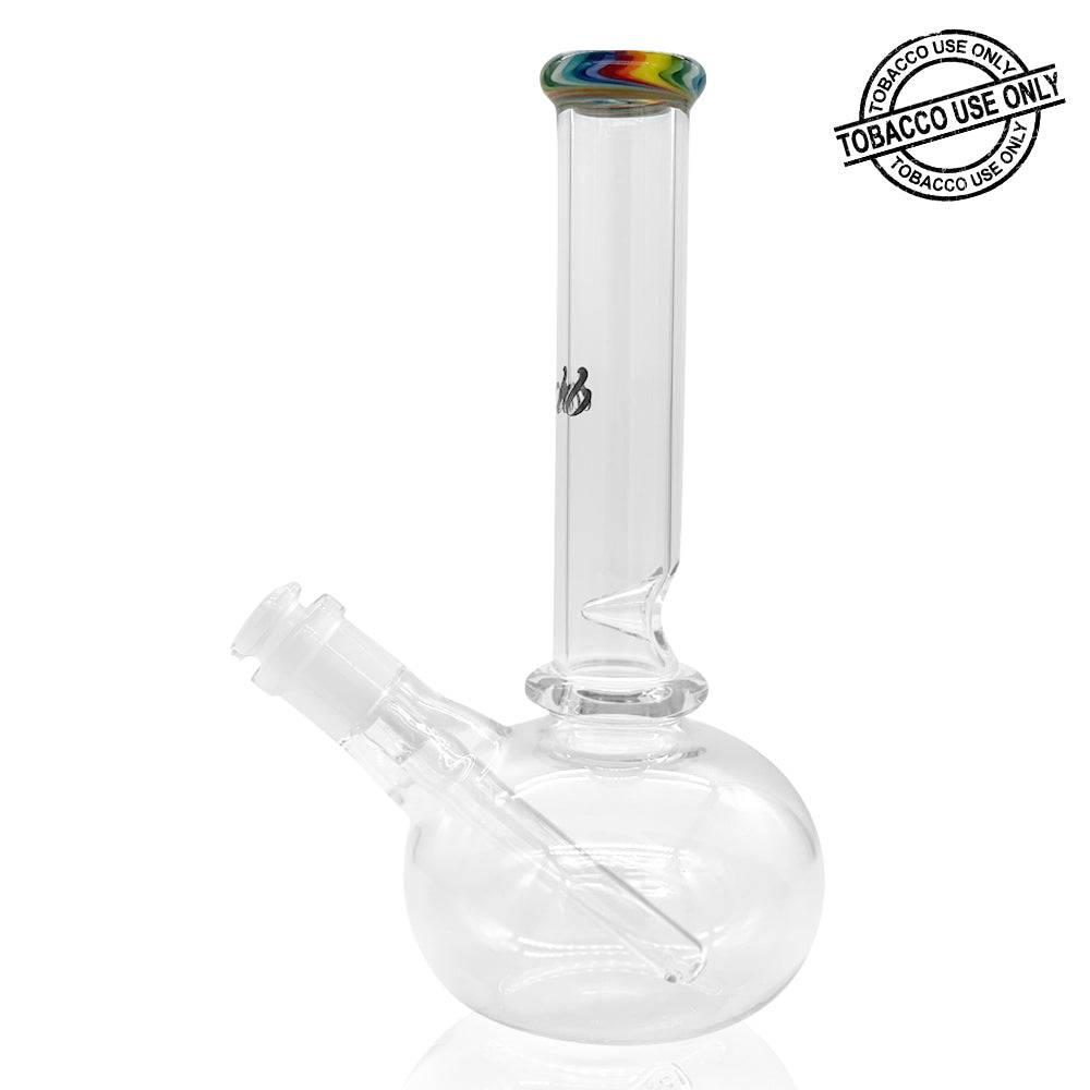 iDAB™ BUBBLE BOTTOM BEAKER WATERPIPE 9.5" - Colored Lip - SVAB