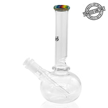 Load image into Gallery viewer, iDAB™ BUBBLE BOTTOM BEAKER WATERPIPE 9.5&quot; - Colored Lip
