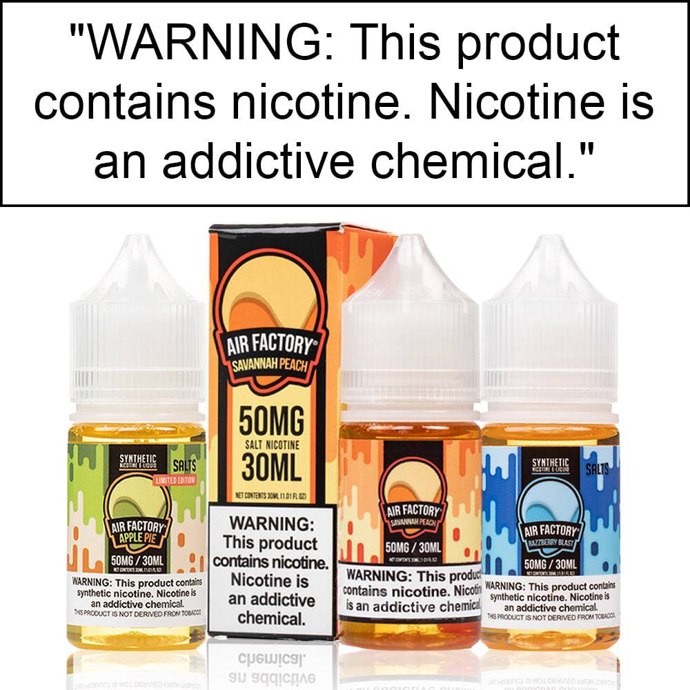 Air factory salt e liquid collection