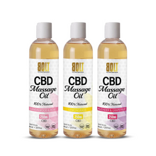 Load image into Gallery viewer, BOLT CBD MASSAGE OIL 250MG 8OZ - SVAB
