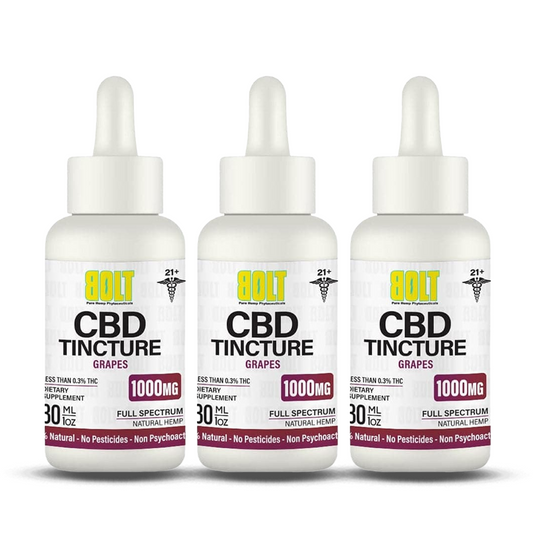 BOLT CBD TINCTURE FULL SPECTRUM - 1000MG - SVAB