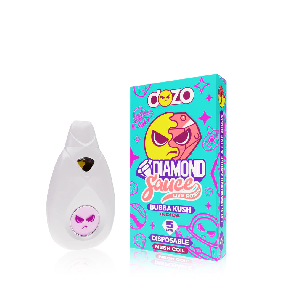 DOZO DIAMOND SAUCE LIVE ROSIN DISPOSABLE VAPE - 5G - SVAB