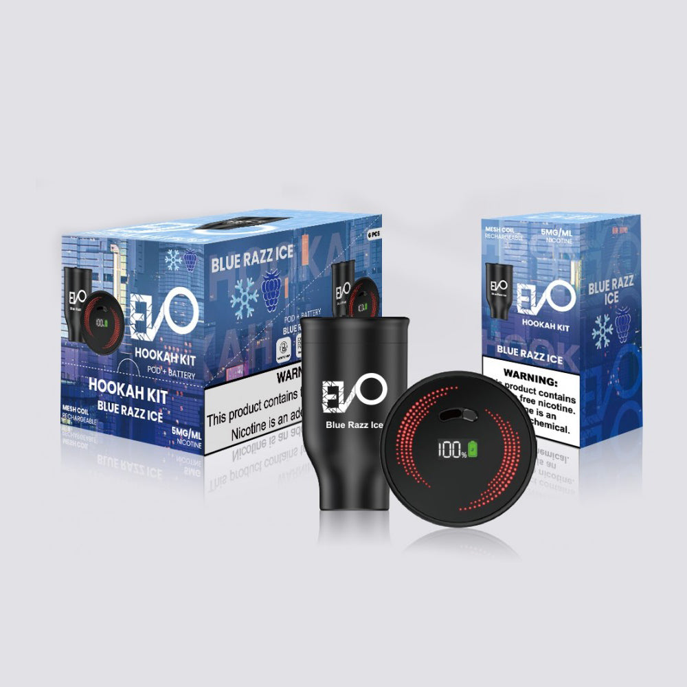 EVO BAR DIGITAL HOOKAH KIT POD + BATTERY - SVAB