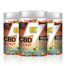 Load image into Gallery viewer, BOLT CBD Fruit Flavored Gummy Worms – 1000mg 80 Count
