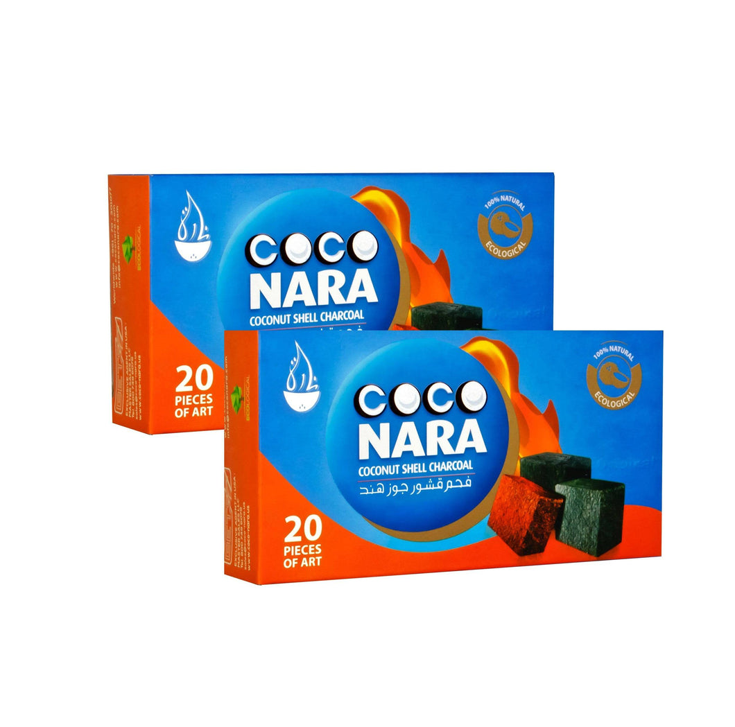COCO NARA COCONUT SHELL CHARCOAL - 20 COUNT