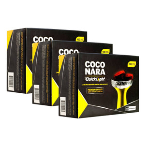 COCO NARA QUICKL LIGHT 40MM CHARCOAL - 100 COUNT