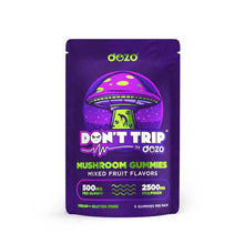 Load image into Gallery viewer, DOZO DONT TRIP MUSHROOM GUMMIES 2500MG - 7500MG - PACK OF 5
