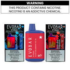 EVO BAR TEXAS EDITION DISPOSABLE VAPE - 5000 PUFFS - SVAB