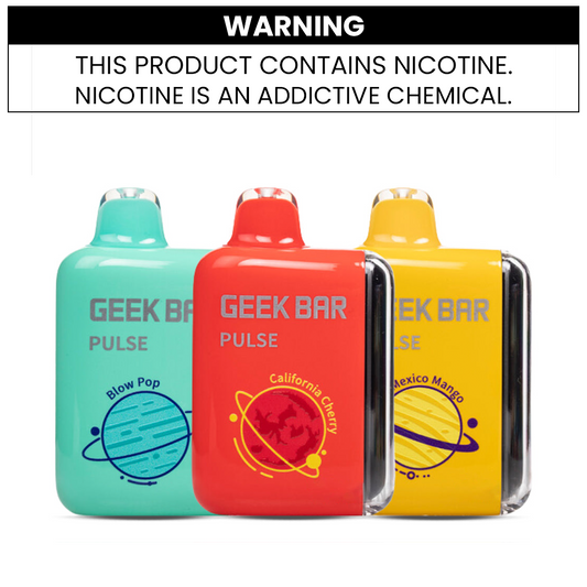 GEEK BAR PULSE DISPOSABLE VAPE - 15000 PUFFS - SVAB