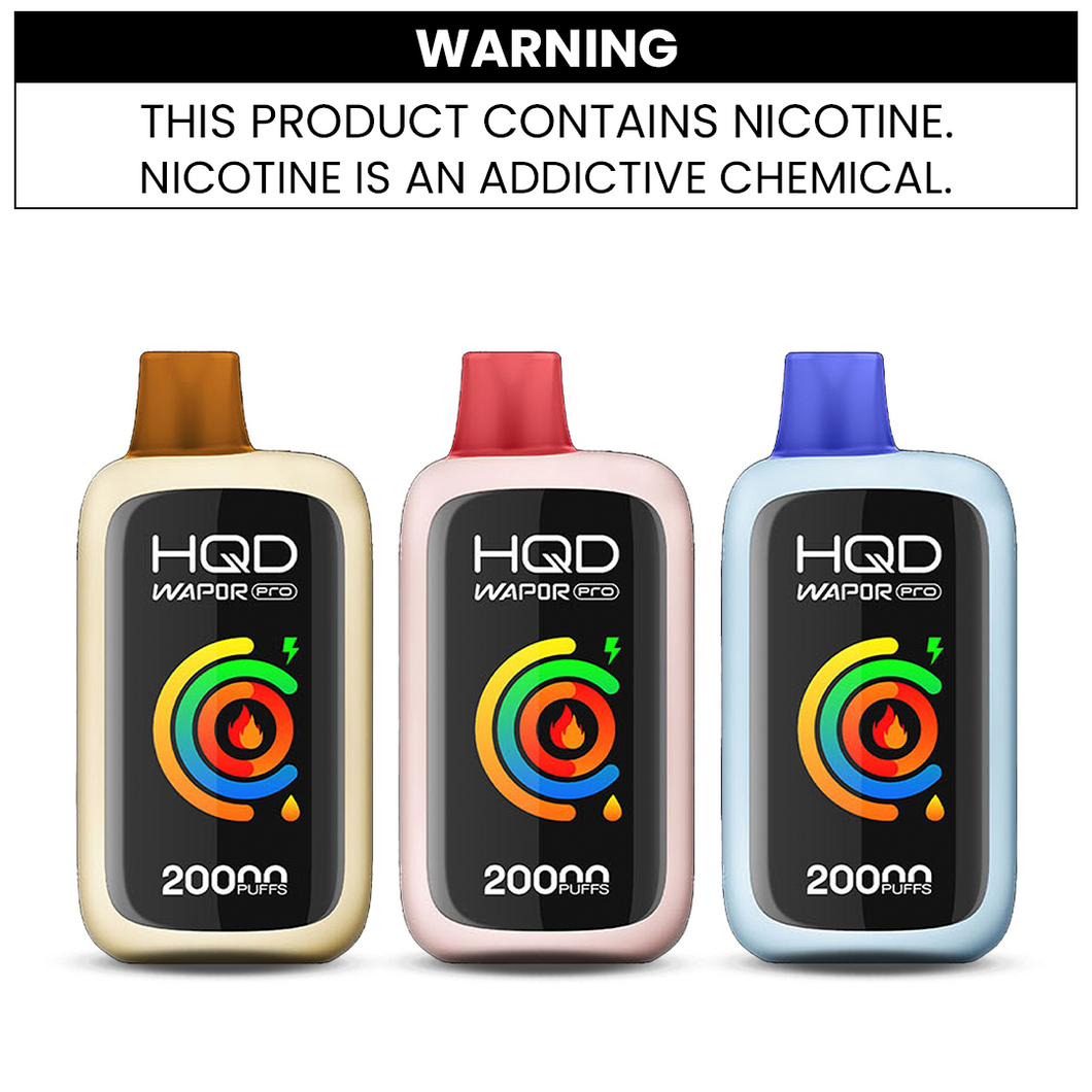 HQD WAPOR PRO DISPOSABLE VAPE - 16000 PUFFS