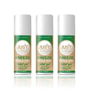 JUST CBD PAIN RELIEF FREEZE ROLL-ON 350MG 3OZ