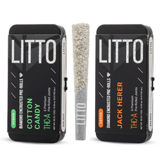 LITTO DIAMOND ENCRUSTED PREROLLS 0.5G X 6 PACK - SVAB