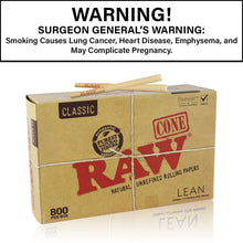 Load image into Gallery viewer, RAW CLASSIC CONES LEAN - 800 COUNT
