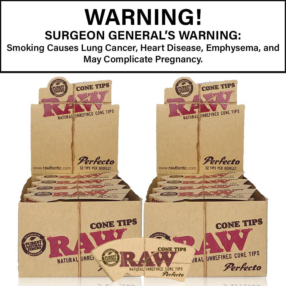 RAW PERFECTO CONE TIPS - 24 BOOKLETS