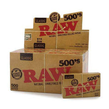 Load image into Gallery viewer, RAW CLASSIC CREASELESS 1¼ ROLLING PAPER 300&#39;s &amp; 500&#39;s
