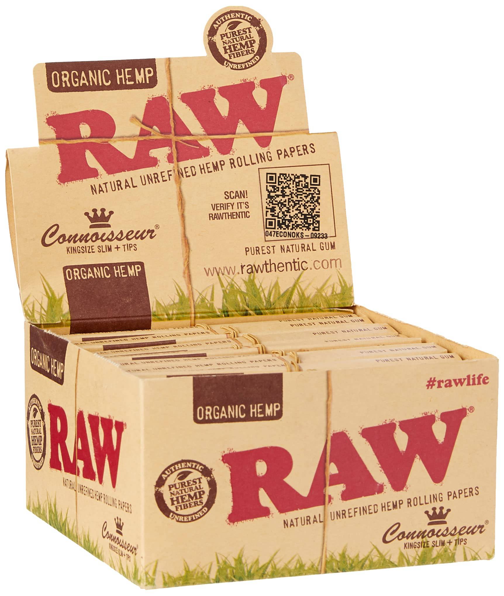 RAW Organic Hemp King Size Slim Rolling Papers