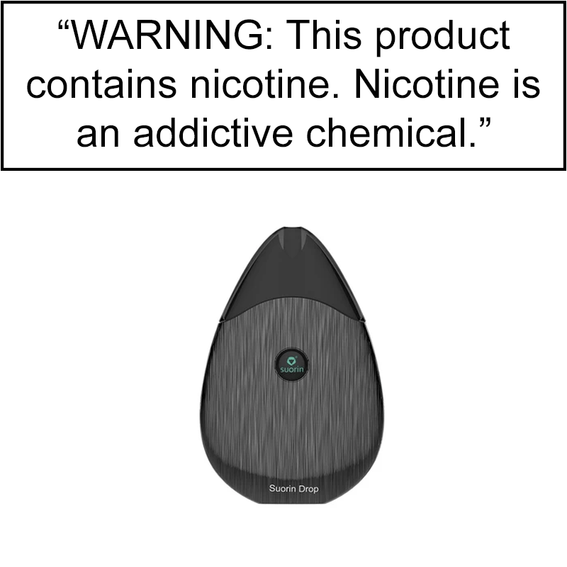 Suorin Drop With a Revolutionary Design Gunmetal Color Suorin Vape