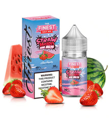 Finest salt nic straw melon sour belts